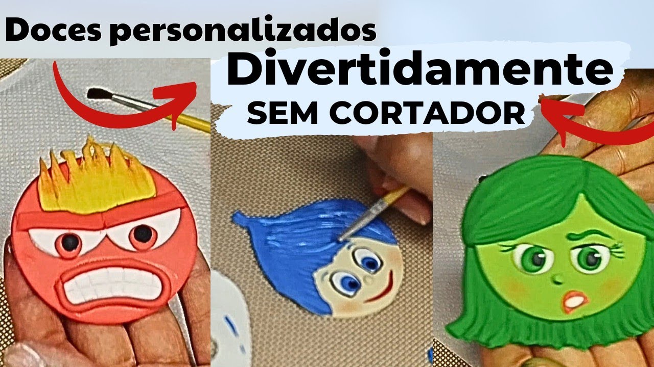 DOCES PERSONALIZADOS DIVERTIDAMENTE PARTE 1 / APLIQUE PIRULITOS DE CHOCOLATE /