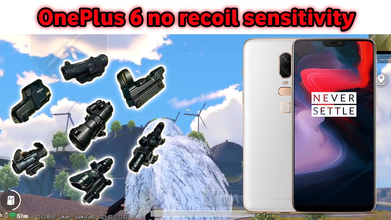 ONEPLUS 6 PUBG SENSITIVITY SETTINGS | ONEPLUS 6 BGMI SENSITIVITY FULL ...