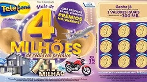 6° sorteio e RESULTADO FINAL DA TELE SENA 33° ANIVERSÁRIO 2024 - 17/11/2024
