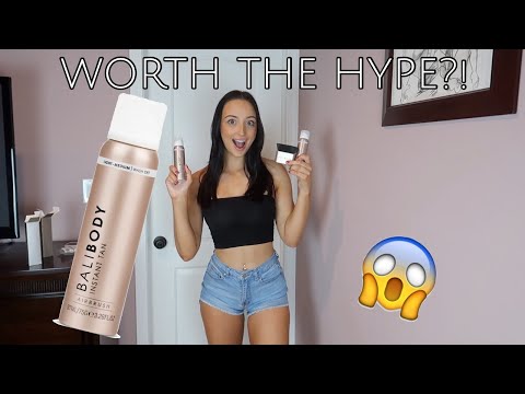 Trying Out Bali Body&rsquo;s NEW Instant Tan | Bali Body Instant Tan Honest Review + Try on!