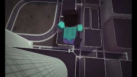 GMOD Ragdolls Minecraft Car Crash X4 Slow Motion