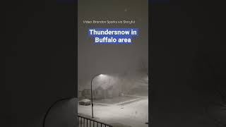 Sound up: thundersnow near Buffalo, November 17, 2022