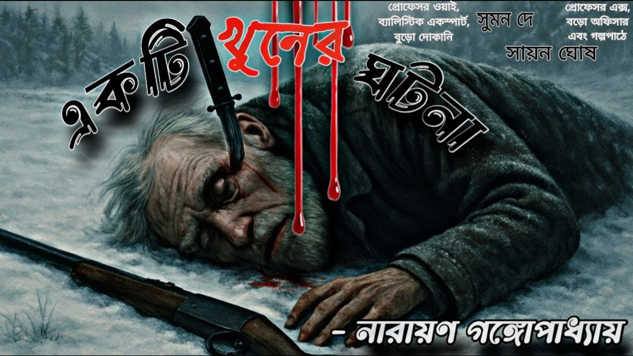Ekti Khuner Ghotona(একটি খুনের ঘটনা)By Narayan Gangopadhyay| Bengali detective Audio Story|