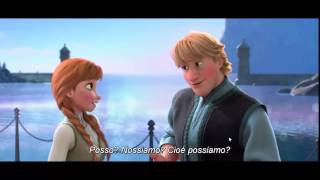 Frozen-Anna & Kristoff kiss ( ENG- SubIta)