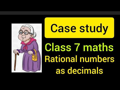 case study based questions on rational numbers