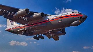 Insanely Low Landing Мчс России Ilyushin Il-76Td At Niš Airport