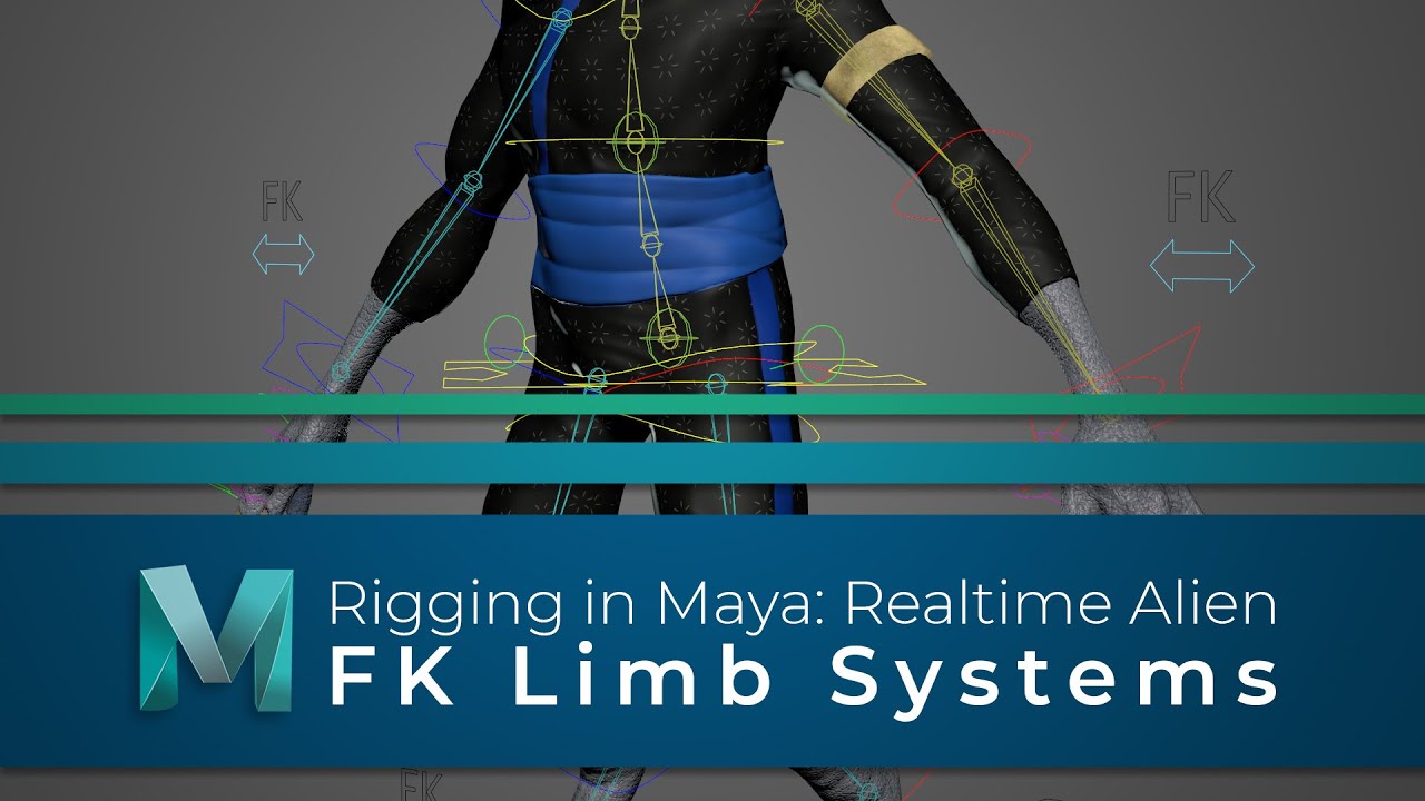 #RiggingInMaya | Part 12 | FK Limbs - YouTube