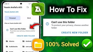 How to Fix Can’t Use This Folder 2025 | Can’t Use This Folder to Protect Your Privacy Solution