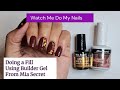 Doing A Nail Fill On My Nails Using Builder Gel From Mia Secret