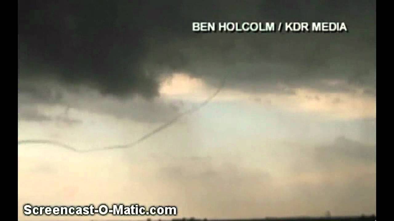 Elephant Trunk Tornado Forms In Oklahoma
