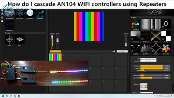 How to cascade AN104 Wifi controller together with transmitter?
