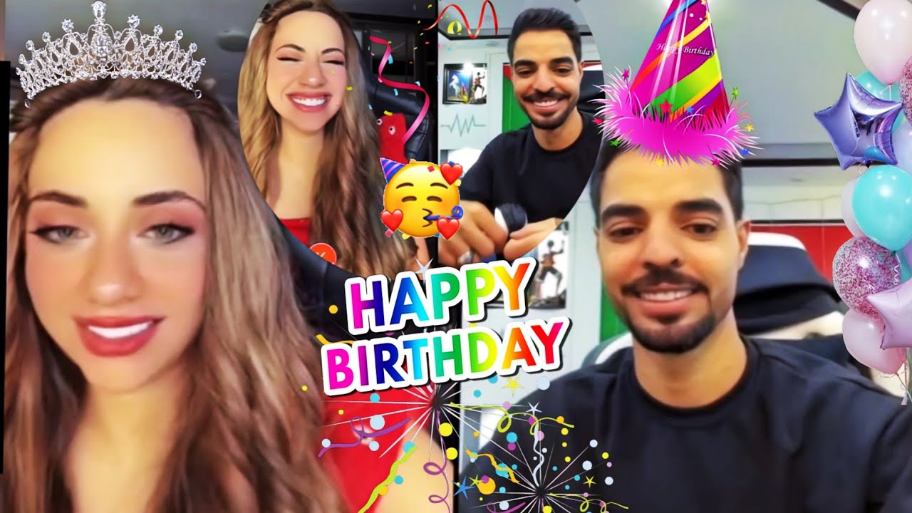 بث سالي العوضي تحتفل بعيد ميلاد ناصر 🔥😍