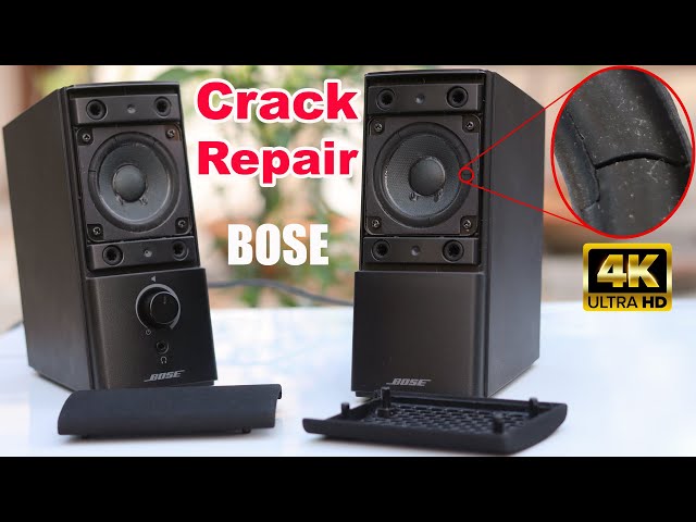 Bose Companion 2 Series III | Speaker Crack Repair - YouTube