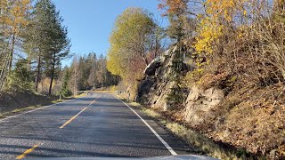 A Relaxing Scenic Drive from Kongsberg to Siljan in Norway