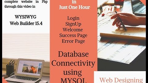 Web Designing Complete Project in PHP created in WYSIWYG Web Builder 15.4
