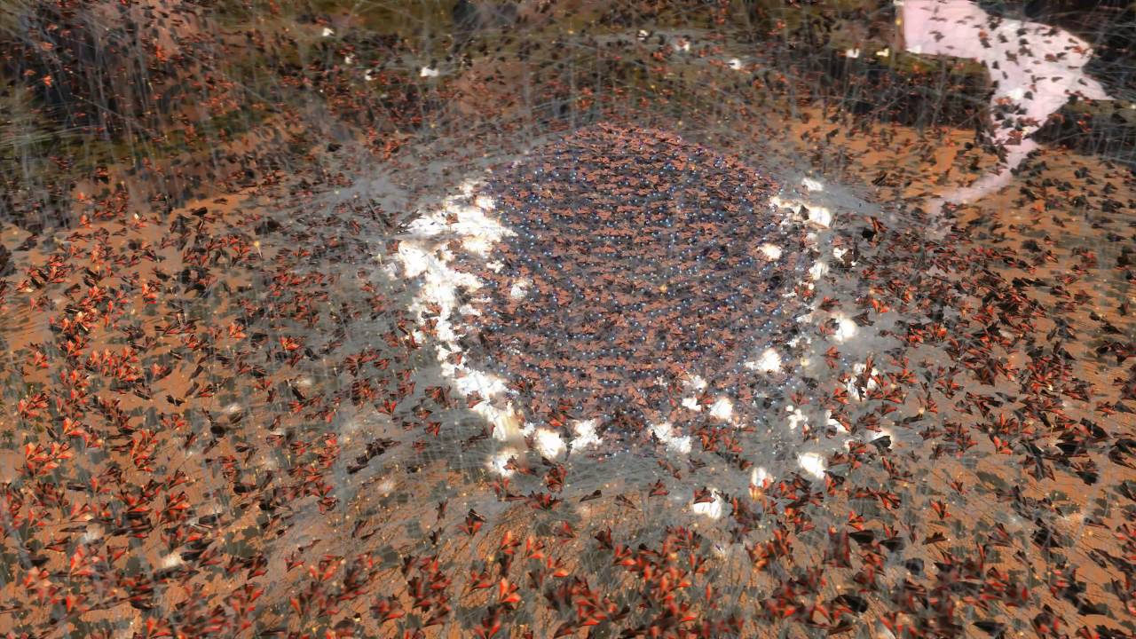 SpringRTS - 10000 Brawlers teared down by 10000 fighters