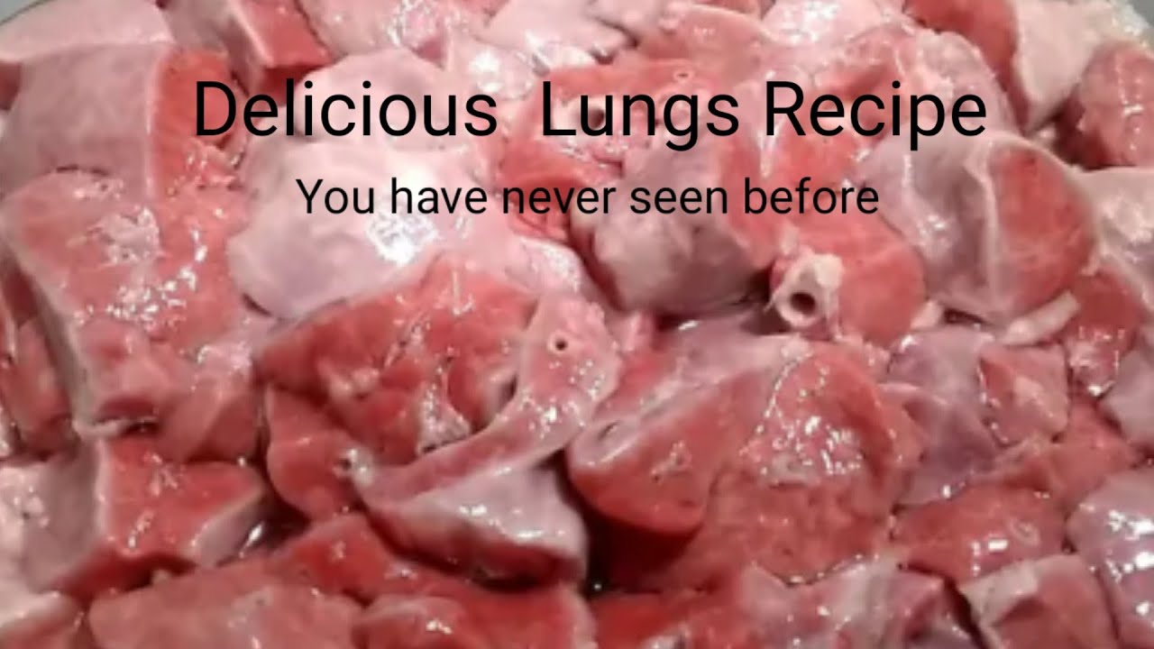 Lungs cooking recipe Beef lungs recipe How to cook lungs YouTube