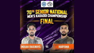 Grand Final - Indian railway vs Haryana - 70th Senior National Kabaddi Championship 2024 [HD]