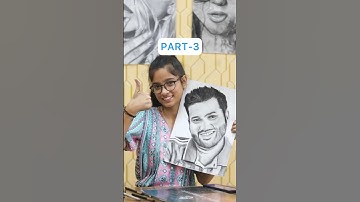 Rohit Sharma 🔥Sketch Part 3 #shorts #sketching #artistshikhasharma