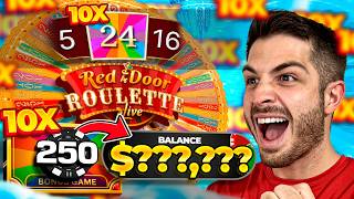 I HIT 10X TOP SLOT RED DOOR ROULETTE!!!