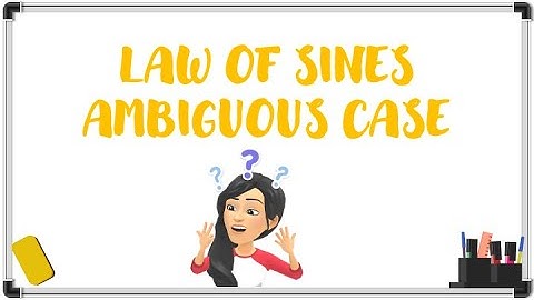 The Ambiguous Case of the Law of Sines Explained | Precalculus SSA Triangle Tutorial