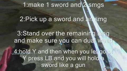 Halo 3 glitch to hold a sword like an SMG