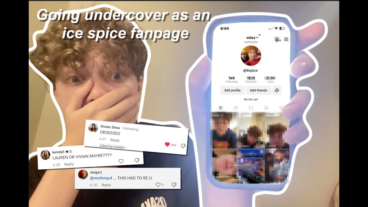 Going undercover as an ice spice fanpage for 1 WEEK!