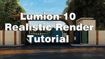 Lumion 10 Realistic Render Tutorial  #05 Entrance gate Animation