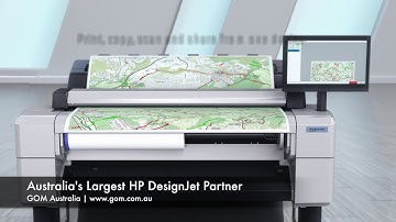 HP DesignJet T1600 36 Inch Printer & T2600 36 Inch Multifunction Printer Series Product Video