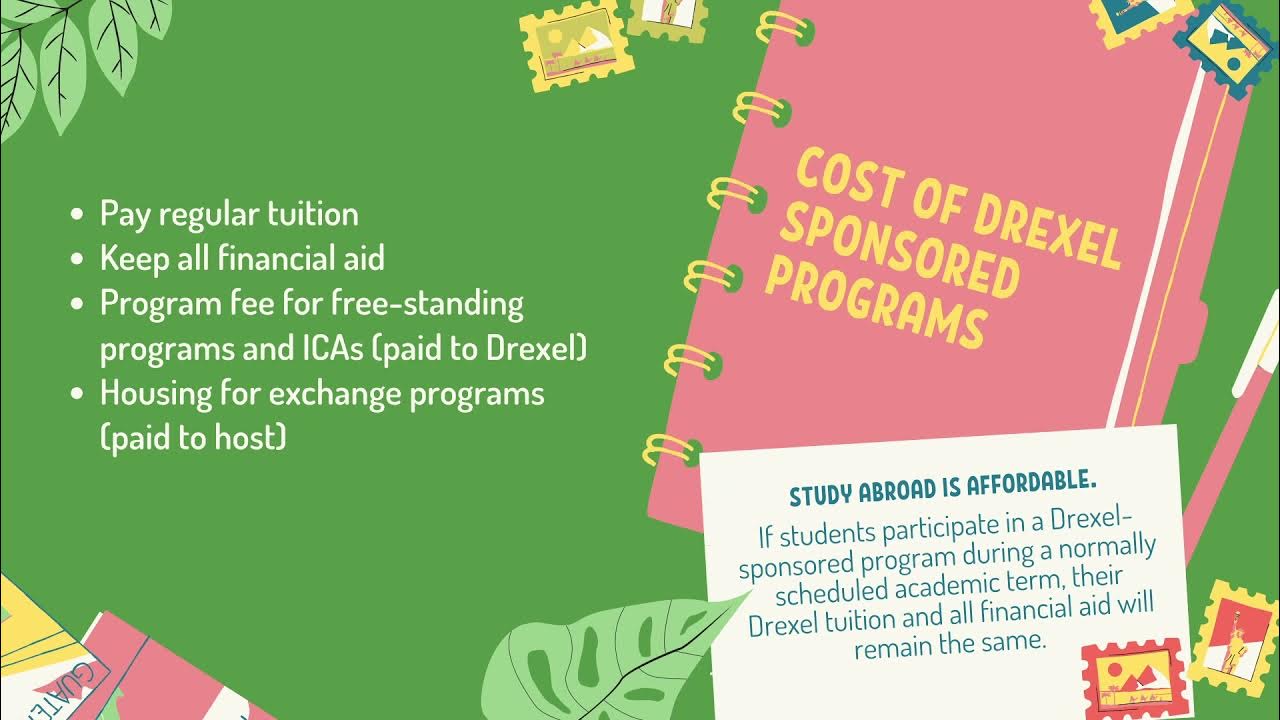 Study Abroad 101 Cost of Drexel Sponsored Programs YouTube