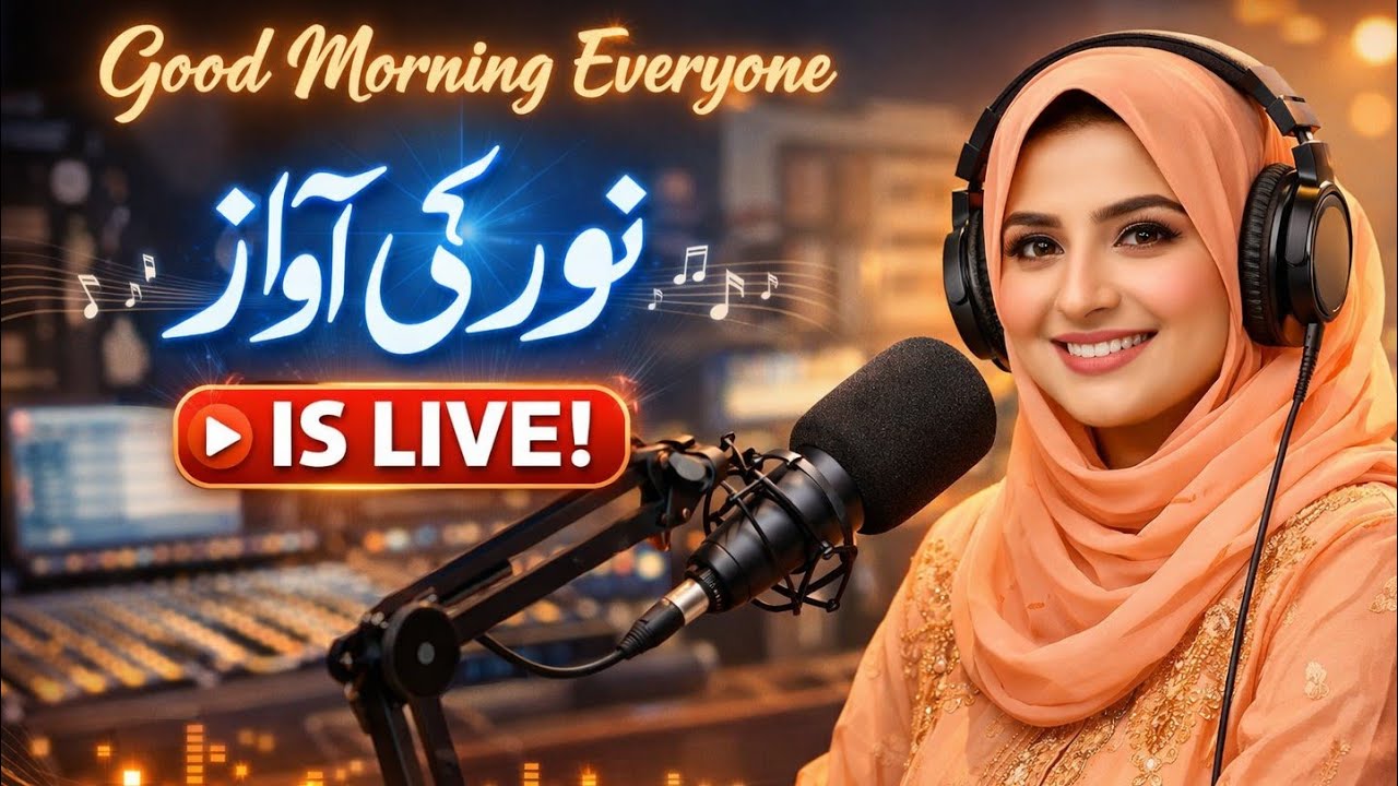 Aslaam u alikum Noor ki awaz live streaming