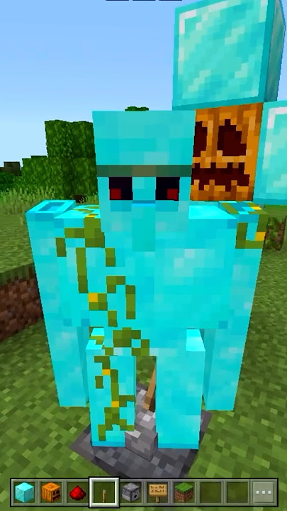 Diamond Golem. No Mods!!! #minecraft #nomods #golem