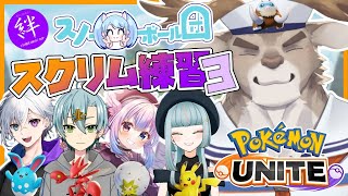 【ポケモンユナイト】チーム：スノーボール団！スクリム練習その３！　#絆杯　【Vtuber/ダン坊】