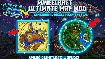 🔥 MCPE 1.21+ Ultimate Minimap Addon 🌍🧭 – Waypoints, Live Map & Player Radar! 🔥