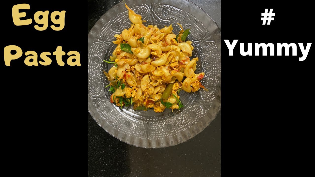Indian style egg pasta holds all the flavors of a Indian dish Egg Pasta Recipe Nandini