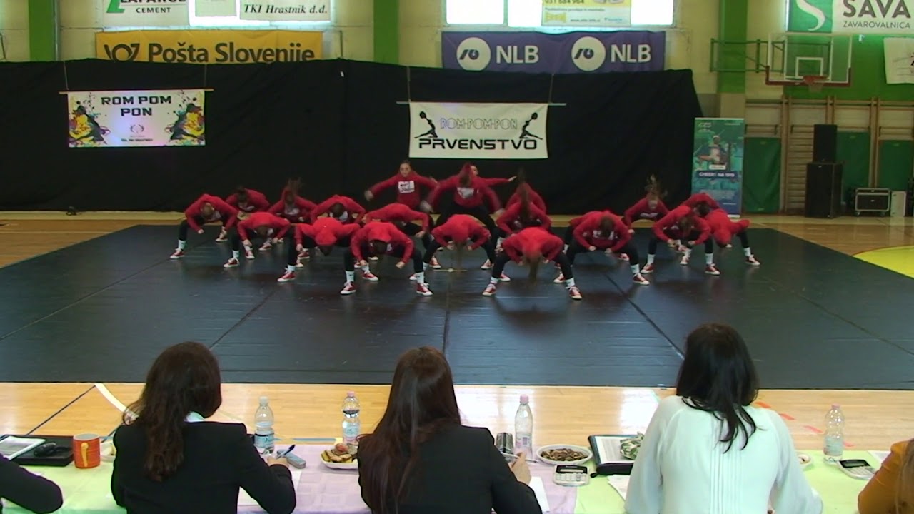 PD AKS dance studio Queens Mladinska cheer hip hop skupine Rom Pom Pon 2019 YouTube