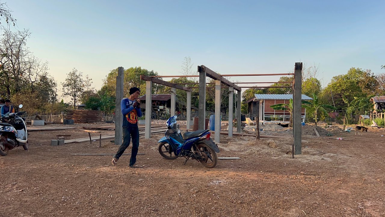 เริ่มเป็นรูปเป็นร่างแล้ว 🏡บ้านสวนของเฮา