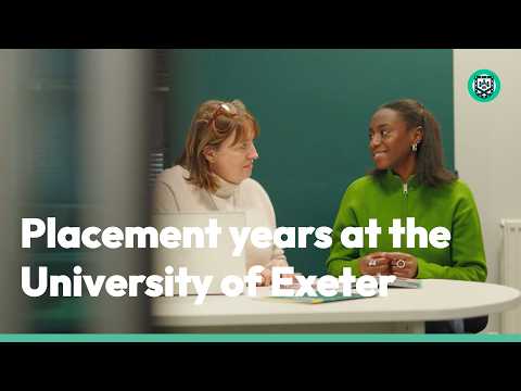 Placement years at the University of Exeter