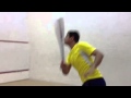 Faheem khan squash figure 8 training