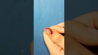 Easy nail art design with safety pin 🧷❤️ #nailart2025 #shorts #youtube