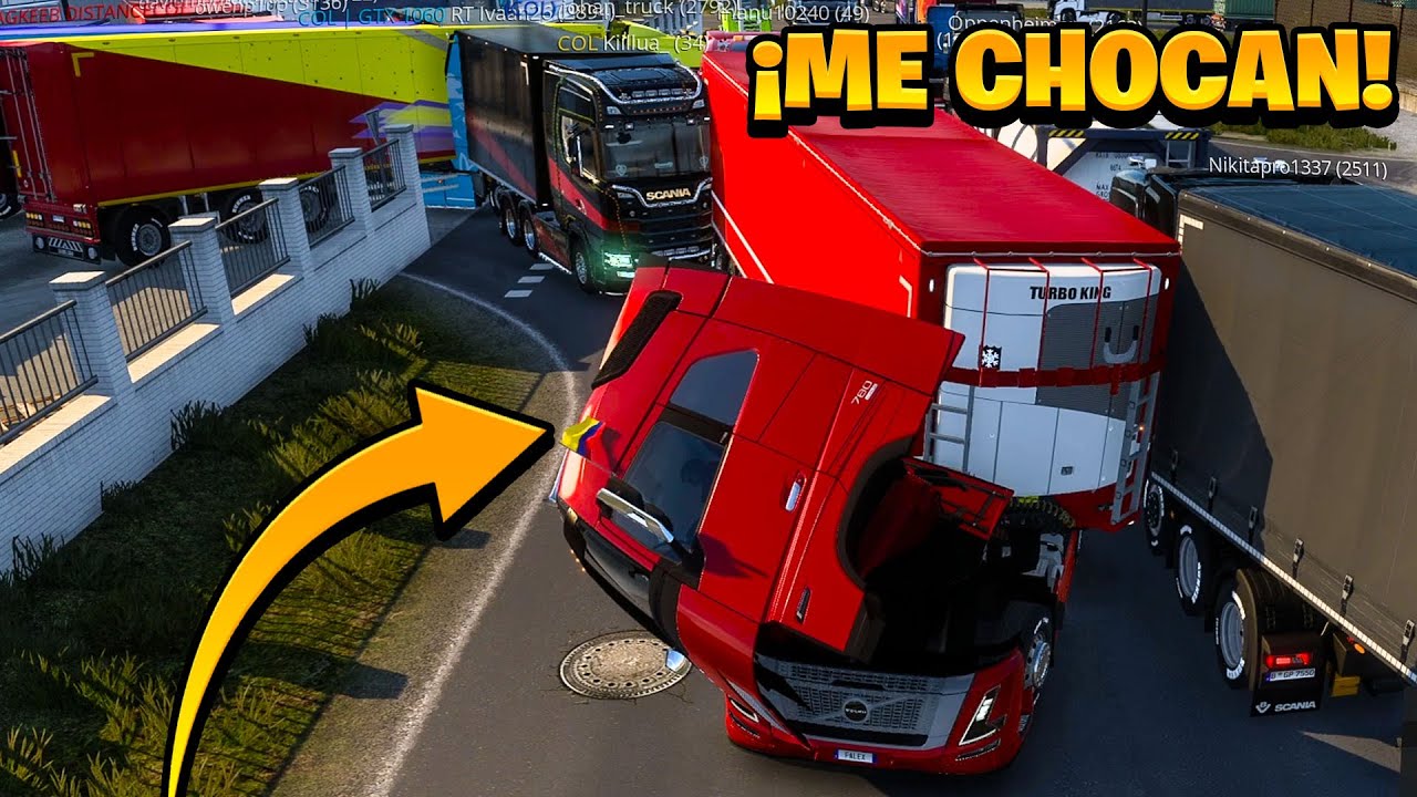 ¡ME DESTRUYEN EL CAMIÓN EN LA RUTA DE LOS NOOBS! | Euro Truck Simulator 2