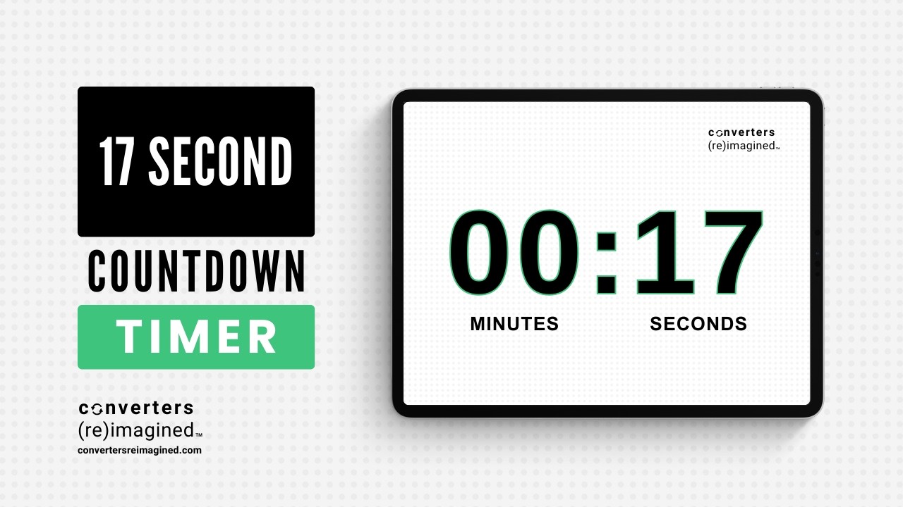 17 Second Timer - YouTube