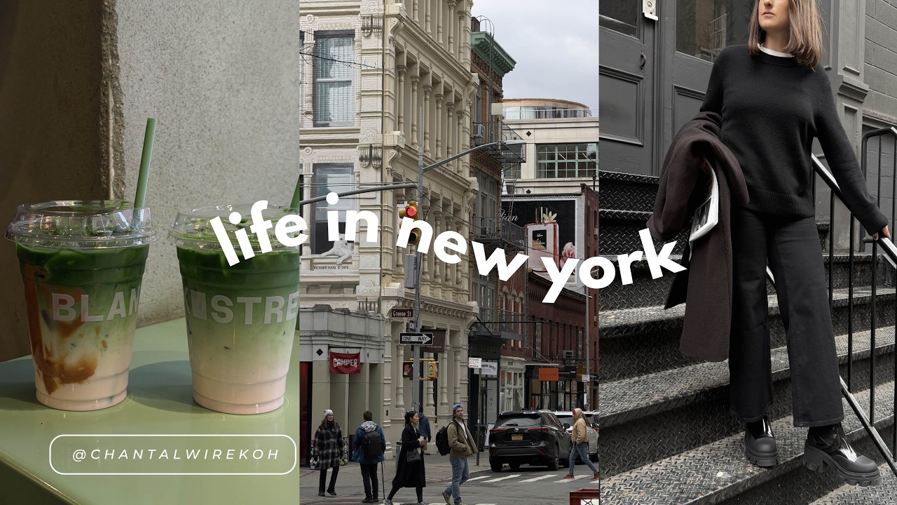 nyc vlog | soho popups, louis vuitton hotel & bar hopping in les