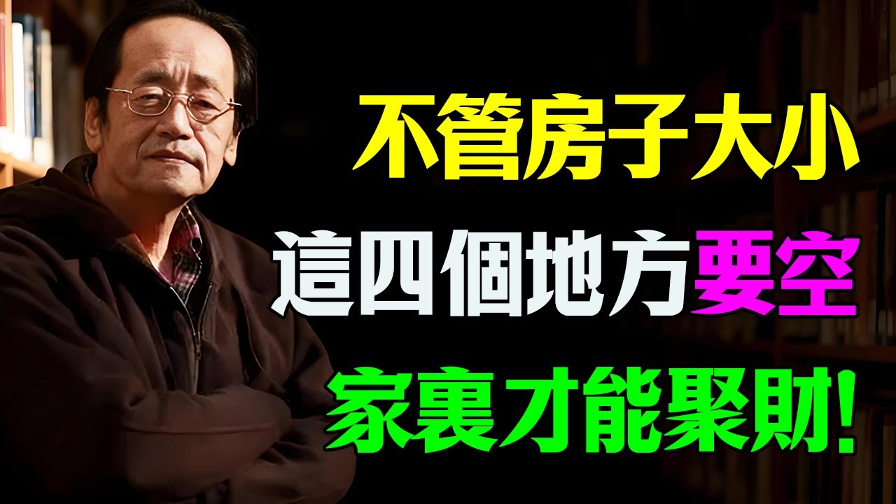 倪海廈：不管房子大小，這4個地方要「空」，家才能聚財！#國學智慧 #人生感悟 #人生哲理 #倪海廈 #命理 #風水