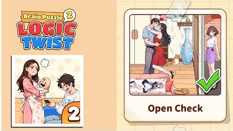 Brain Puzzle 2: Logic Twist Level 15 | open check  Gameplay