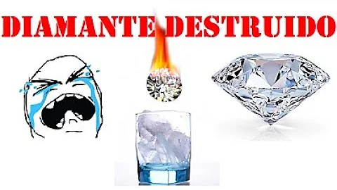 ¿Qué ocurre cuando se deja caer un diamante en el agua?