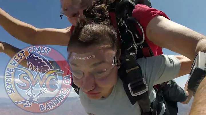 Heather Garcia's fantastic jump at Skydive West Co...
