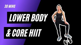 30 Minute Lower Body And Core HIIT Bootcamp Workout - Get Your Sweat On And Tone Up Fast!