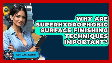 Why Are Superhydrophobic Surface Finishing Techniques Important? - How It Comes Together
