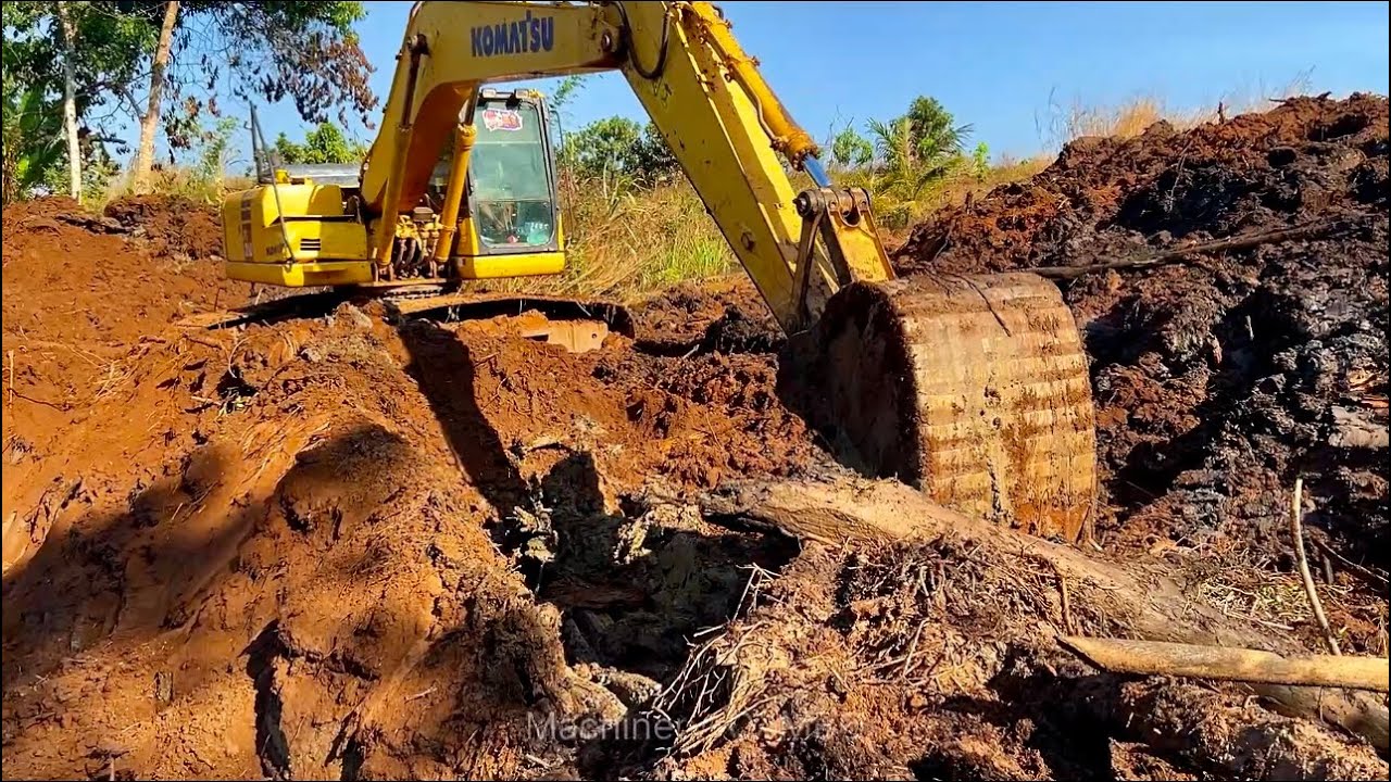 After leaving the Excavator site, I continued to dig a pond. # ...